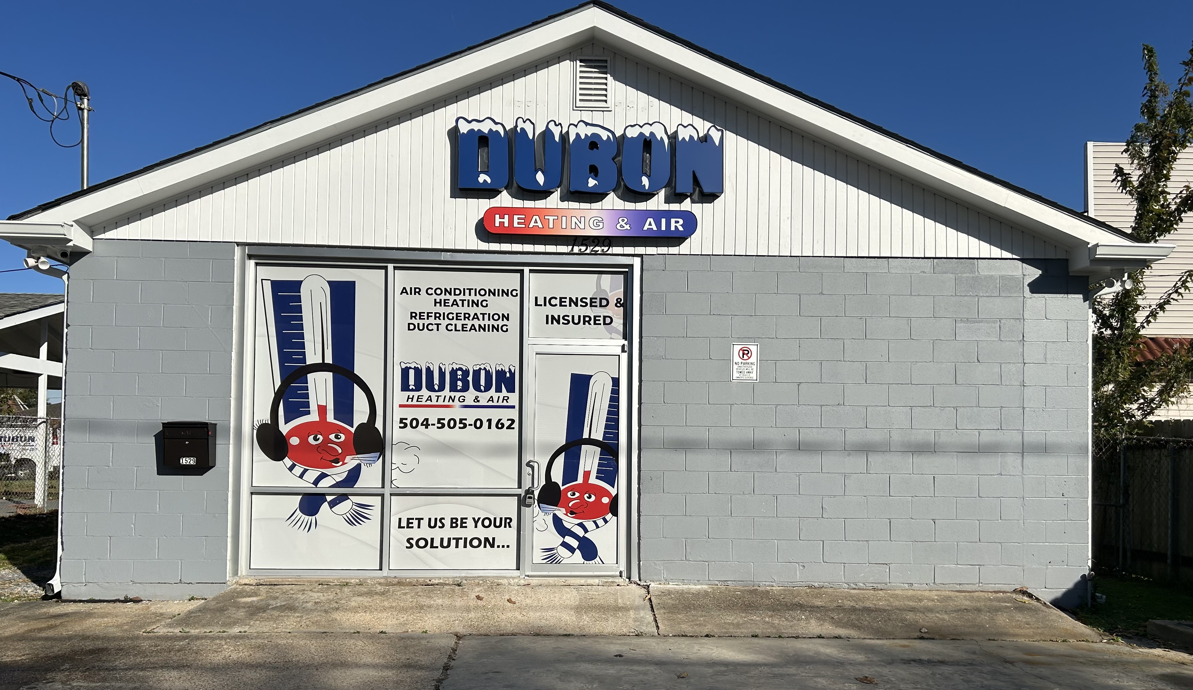 Dubon Heating and Air shop front